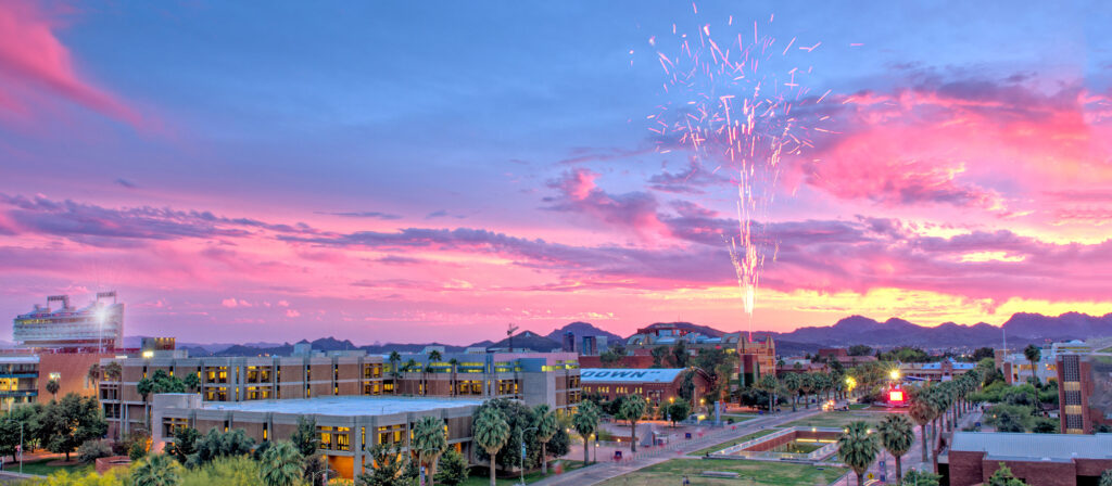 View of University of Arizona in Tucson