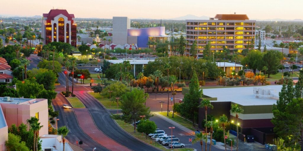 Mesa city in Arizona