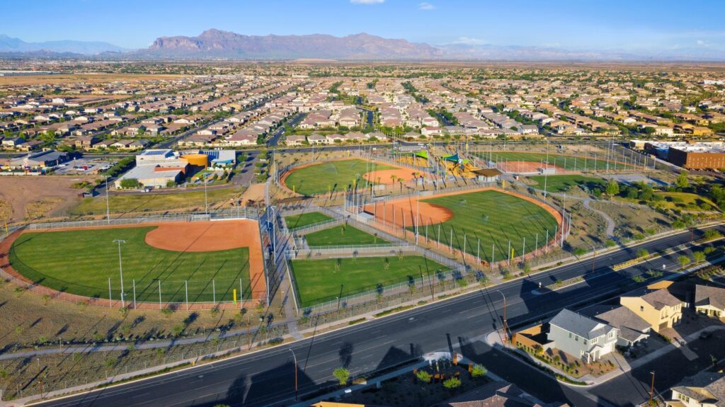 Baseball field in Mesa AZ